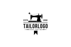 tailor logo vector icon illustration