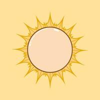 Sun clipart vector. sun sticker vector icon photo