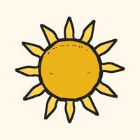 Sun clipart vector. sun sticker vector icon photo