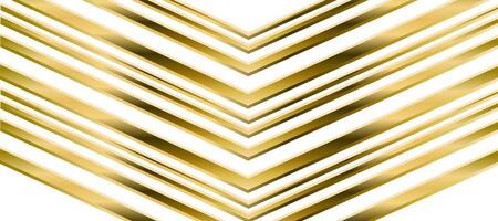 Abstract Shining Gold Chevron background Wallpaper vector