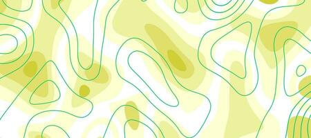 Abstract Yellow Contour Pattern background Wallpaper vector