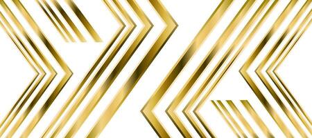 Abstract Shining Gold arrow background Wallpaper vector