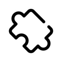 Puzzle icon vector symbol design illustration