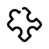 Puzzle icon vector symbol design illustration