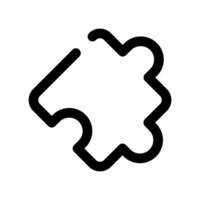 Puzzle icon vector symbol design illustration