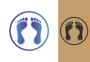 foot and foot care icon logo , and ankle healthcare, Free Vector