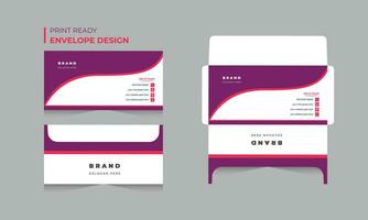 Envelope Design Template Free Vector