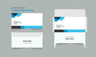 Corporate envelope template. Modern and creative envelope template. Free Vector