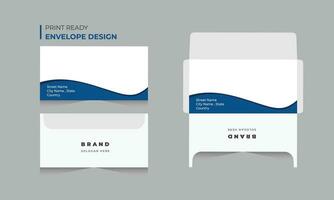 Envelope Design Template Free Vector