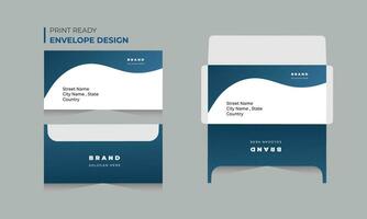 Envelope Design Template Free Vector