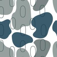 scandinavian style print, circles and spots vector