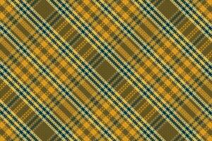 Tartan plaid pattern with texture and retro color. vector