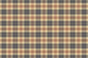 Tartan plaid pattern with texture and retro color. vector