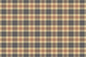 Tartan plaid pattern with texture and retro color. vector