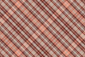 Tartan plaid pattern with texture and retro color. vector