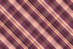 Tartan plaid pattern with texture and retro color. vector