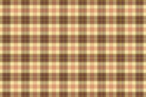 Tartan plaid pattern with texture and retro color. vector