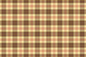 Tartan plaid pattern with texture and retro color. vector