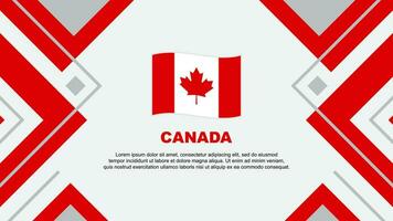 Canada Flag Abstract Background Design Template. Canada Independence Day Banner Wallpaper Vector Illustration. Canada Illustration