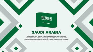 saudi arabia bandera resumen antecedentes diseño modelo. saudi arabia independencia día bandera fondo de pantalla vector ilustración. saudi arabia modelo