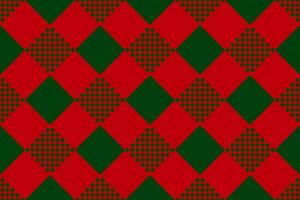 Diamond shape pattern Christmas color vector