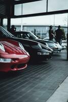 collection of Porsche cars photo