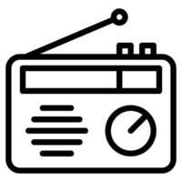 old radio icon illustration for web app, etc vector