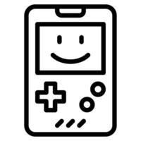 juego consola icono ilustración para web aplicación, etc vector