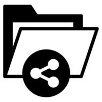 Podcast share file icon illustration vector