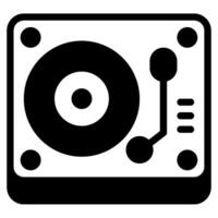 turntable icon illustration for web app, etc vector