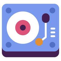 turntable icon illustration for web app, etc vector