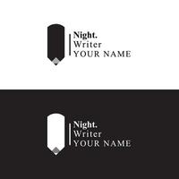 Minimal Abstract Logo Design for book writer Political and Magazine Writer vector