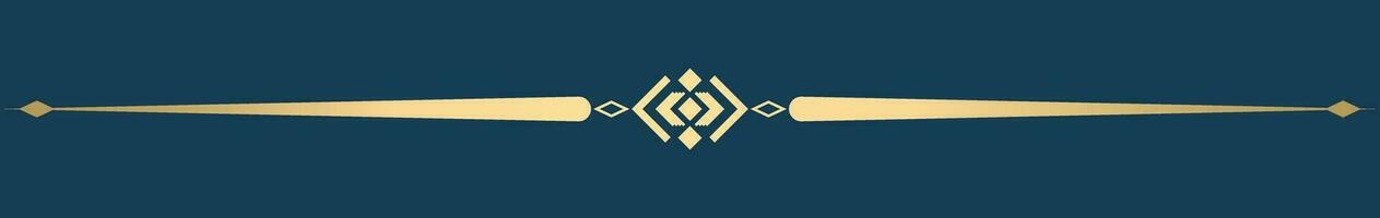 vintage lines decorative s Golden flower border collection vector