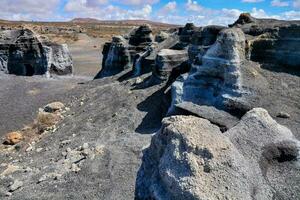 el volcánico paisaje de el isla de tenerife foto