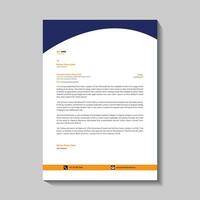 Letterhead design template vector