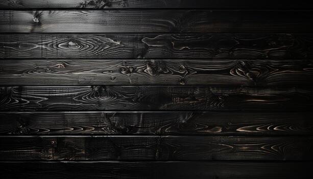 ai generado recién horneado cuerno en de madera mesa, un dulce francés deleite generado por ai foto