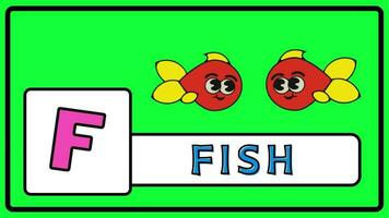 ABC animieren Alphabet Lernen zum Kinder A B C D zum Kindergarten Klasse ABC Alphabet Lernen zum Kinder Reime Video