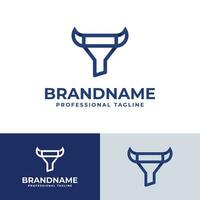 Bull Filter Logo, , suitable for business related to Bull and Filter. vector