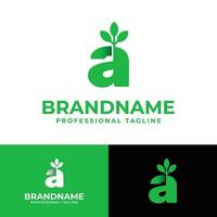 Letter A Nature Logo, suitable for any business related to Nature with A initial. vector