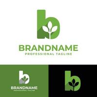 Letter B Nature Logo, suitable for any business related to Nature with B initial. vector