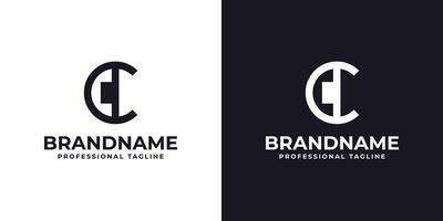 Letter CC Logo, suitable for any business with CC initials vector