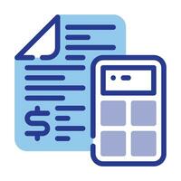 Budget flat icon vector