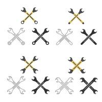 Cross Spanner Vector Bundle, Cross Spanner Bundle, Cross Hardware Vector Bundle, Cross  Automation Technology, Mechanical Systems, Spanner illustration, Mechanic Clipart, Mechanic Tools