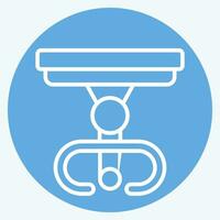 Icon Table. related to Vintage Decoration symbol. blue eyes style. simple design editable. simple illustration vector