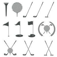 golf silueta manojo, golf vector, golf ilustración manojo, Deportes vector, Deportes silueta manojo, silueta vector