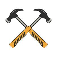 Hammer Clipart Vector, Hammer Vector, Hammer illustration, Carpenter Vector, Mechanic tools Clipart, Mechanic Tools, Carpenter tools, Worker elements, Labor equipment vector