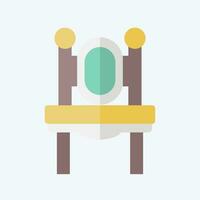 Icon Dressing Table. related to Vintage Decoration symbol. flat style. simple design editable. simple illustration vector