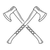 Cross Axe Vector, Cross Axe Silhouette,  Hardware Vector, Hardware Clipart, Cross Axe Outline,  Worker elements, Labor equipment, Repair tools, Cross Forest tools, Cross Woodcutter vector