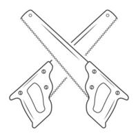 Cross Saw, Cross Saw outline, Saw vector, Saw outline, Saw, Hardware outline, Saw lineart, Worker elements, Labor equipment, Repair tools, Forest tools, Woodcutter, Woodsman, Carpenter tool vector