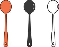 Cutlery Spoon Vector, Spoon Vector, Restaurant Equipment, Cutlery Silhouette, Spoon Clip Art, Spoon Silhouette vector